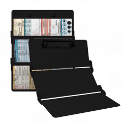 WhiteCoat Clipboard® Trifold - Blackout Critical Care Edition